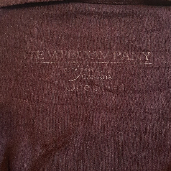 Purple Hemp Waterfall Cardigan - Picture 5 of 5